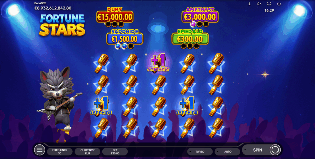 3 Winradarde Fortune Stars Grafik