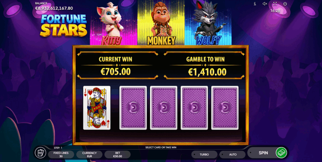 5 Winradarde Fortune Stars Grafik